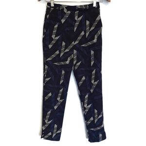 3/$20 TOPSHOP Abstract Print Cigarette Trousers Ankle Pants Tapered Leg
